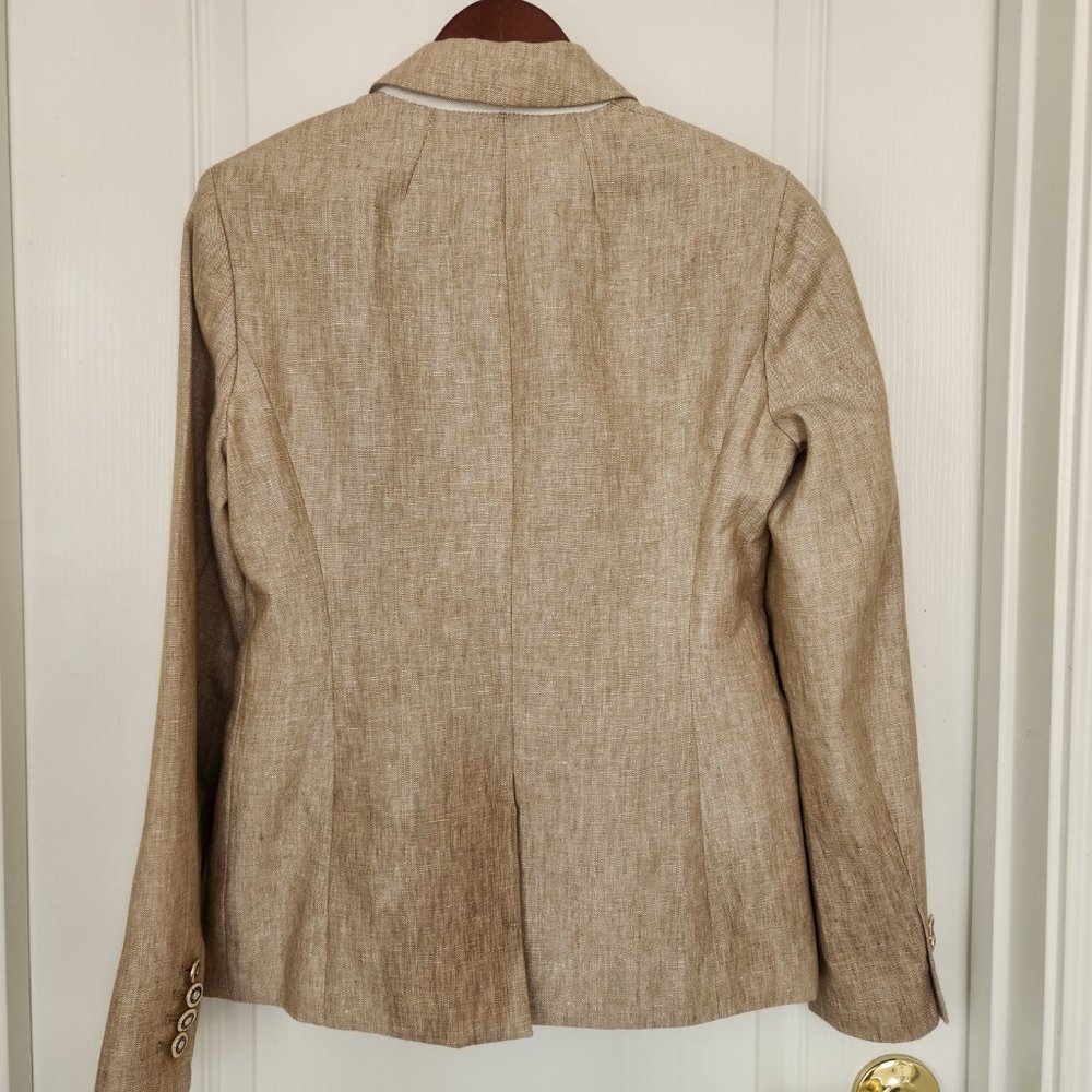 NWOT J. Crew Campbell Linen Blazer 00 - Picture 7 of 14
